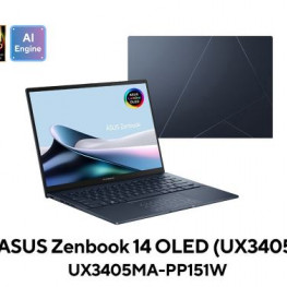 Laptop Asus Zenbook 14 OLED UX3405MA-PP151W (Intel Core Ultra 5 125H | 16GB | 512GB | Intel Arc | 14 inch 3K OLED | Win 11 | Xanh)