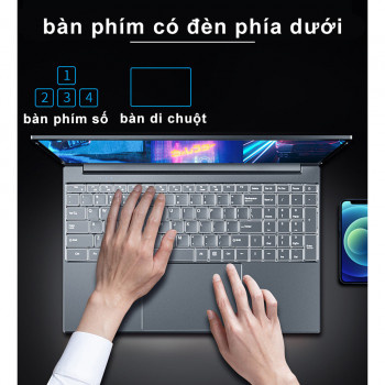 Lenovo Factory Intel Core i7-6560U Laptop Đèn nền vân tay Laptop mới Nâng cấp hiệu suất RAM 16GB SSD 1TB Windows 11